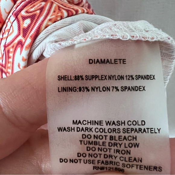 NWT Title Nine Athleisure Dress in Red Orange White size Small - Picture 7 of 12